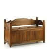 MOYCOR Banquettes Banc Avec Coffre De Rangement En Mindi Marron L110 1 MOYCOR Banquettes Banc Avec Coffre De Rangement En Mindi Marron L110 -Magasin Méridiennes banc avec coffre de rangement en mindi marron l110