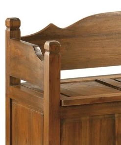 MOYCOR Banquettes Banc Avec Coffre De Rangement En Mindi Marron L110 8 MOYCOR Banquettes Banc Avec Coffre De Rangement En Mindi Marron L110 -Magasin Méridiennes banc avec coffre de rangement en mindi marron l110 2