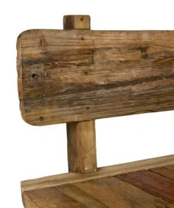 MOYCOR Banquettes Banc En Bois De Teck Recyclé L130 -Magasin Méridiennes banc en bois de teck recycle l130 1