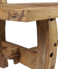 MOYCOR Banquettes Banc En Bois De Teck Recyclé L130 -Magasin Méridiennes banc en bois de teck recycle l130 2