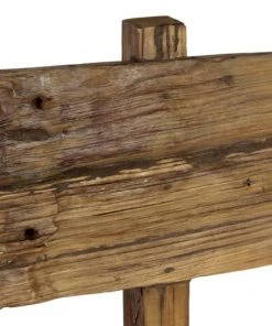 MOYCOR Banquettes Banc En Bois De Teck Recyclé L130 -Magasin Méridiennes banc en bois de teck recycle l130 4