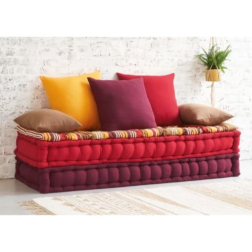 Maisons Du Monde Banquettes Banquette 2/3 Places En Coton Multicolore 6 Maisons Du Monde Banquettes Banquette 2/3 Places En Coton Multicolore – Image 4