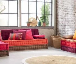 Maisons Du Monde Banquettes Banquette 2/3 Places En Coton Multicolore 8 Maisons Du Monde Banquettes Banquette 2/3 Places En Coton Multicolore -Magasin Méridiennes banquette 2 3 places en coton multicolore 1000 2 37 116928 6