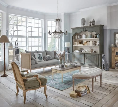 Maisons Du Monde Banquettes Banquette 2 Places Capitonnée écru Et Hévéa 7 Maisons Du Monde Banquettes Banquette 2 Places Capitonnée écru Et Hévéa – Image 5