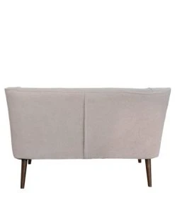 Drawer Banquettes Banquette 2 Places En Tissu Bouclette Pieds Foncé Beige -Magasin Méridiennes banquette 2 places en tissu bouclette pieds fonce beige 4