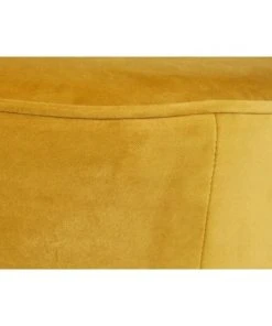 Woood Canapés Petits Prix Banquette 2 Places Velours Ocre -Magasin Méridiennes banquette 2 places velours ocre 2