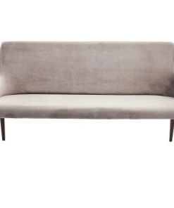 Kare Design Banquettes Banquette 3 Places En Velours Gris