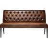 Kare Design Banquettes Banquette 3 Places Marron En Microfibre -Magasin Méridiennes banquette 3 places marron en microfibre