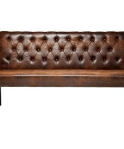 Kare Design Banquettes Banquette 3 Places Marron En Microfibre