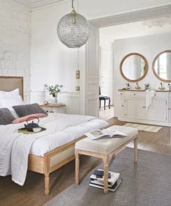 Maisons Du Monde Banquettes Banquette Blanche Et Beige Chiné -Magasin Méridiennes banquette blanche et beige chine 1000 6 25 222655 4