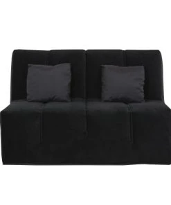Relaxima Banquettes Banquette BZ Noir -2 Places