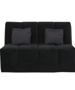 Relaxima Banquettes Banquette BZ Noir - 2 Places