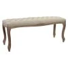 Wadiga Banquettes Banquette Capitonnée Classique Bois Naturel Et Polyester Beige -Magasin Méridiennes banquette capitonnee classique bois naturel et polyester beige