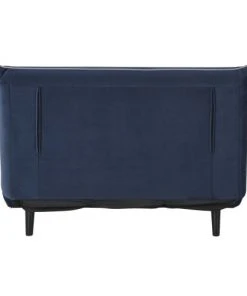 Maisons Du Monde Canapés Petits Prix Banquette Clic-clac 1 Place En Velours Bleu -Magasin Méridiennes banquette clic clac 1 place en velours bleu 1000 3 23 216175 4