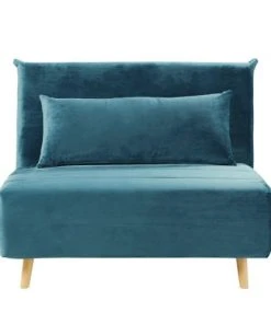 Maisons Du Monde Canapés Petits Prix Banquette Clic-clac 1 Place En Velours Bleu Pétrole -Magasin Méridiennes banquette clic clac 1 place en velours bleu petrole 1000 15 31 186335 2