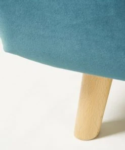 Maisons Du Monde Canapés Petits Prix Banquette Clic-clac 1 Place En Velours Bleu Pétrole -Magasin Méridiennes banquette clic clac 1 place en velours bleu petrole 1000 15 31 186335 4