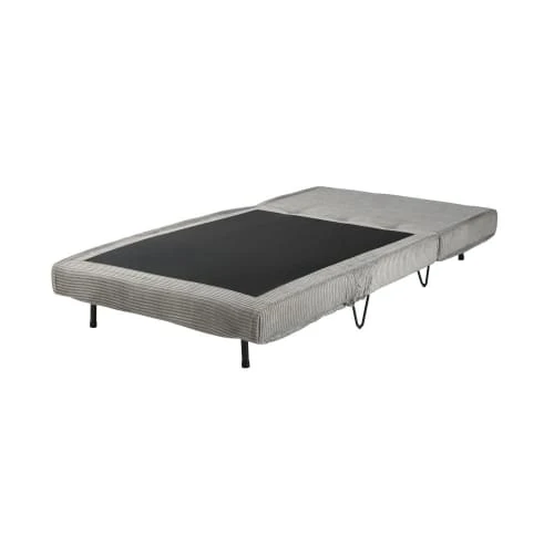 Maisons Du Monde Canapés Petits Prix Banquette Clic-clac 1 Place En Velours Gris Clair 4 Maisons Du Monde Canapés Petits Prix Banquette Clic-clac 1 Place En Velours Gris Clair – Image 2