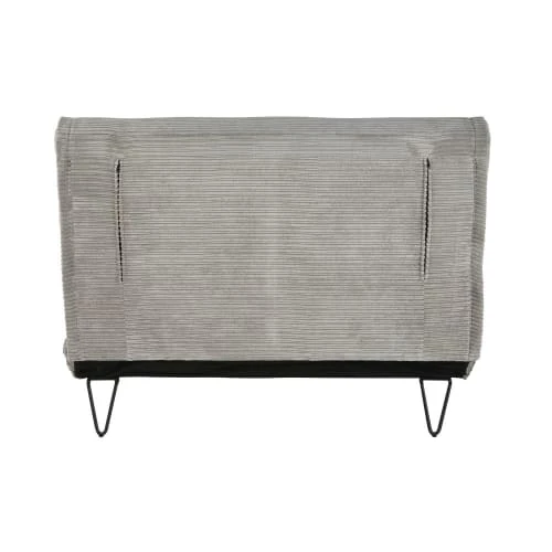 Maisons Du Monde Canapés Petits Prix Banquette Clic-clac 1 Place En Velours Gris Clair 6 Maisons Du Monde Canapés Petits Prix Banquette Clic-clac 1 Place En Velours Gris Clair – Image 4