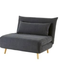 Maisons Du Monde Canapés Petits Prix Banquette Clic-clac 1 Place Gris Anthracite