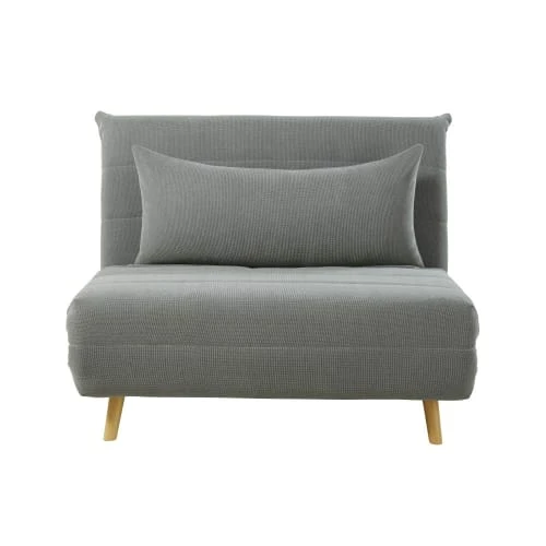 Maisons Du Monde Canapés Petits Prix Banquette Clic-clac 1 Place Gris Clair 5 Maisons Du Monde Canapés Petits Prix Banquette Clic-clac 1 Place Gris Clair – Image 3
