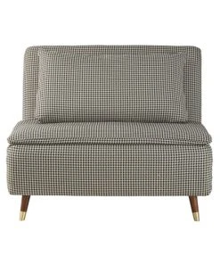 Maisons Du Monde Canapés Petits Prix Banquette Clic-clac 1 Place Motifs Pied-de-poule