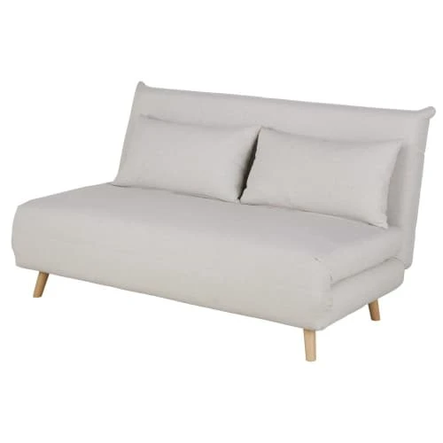 Maisons Du Monde Canapés Petits Prix Banquette Clic-clac 2 Places Beige 4 Maisons Du Monde Canapés Petits Prix Banquette Clic-clac 2 Places Beige – Image 2