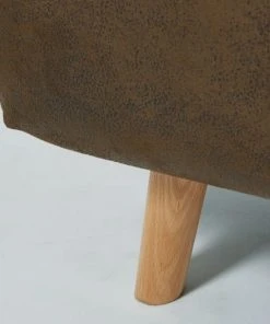 Maisons Du Monde Canapés Petits Prix Banquette Clic-clac 2 Places En Suédine Marron -Magasin Méridiennes banquette clic clac 2 places en suedine marron 1000 13 22 186367 3