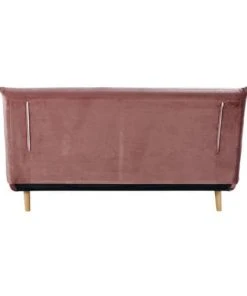 Maisons Du Monde Canapés Petits Prix Banquette Clic-clac 2 Places En Velours Vieux Rose -Magasin Méridiennes banquette clic clac 2 places en velours vieux rose 1000 0 33 186337 7