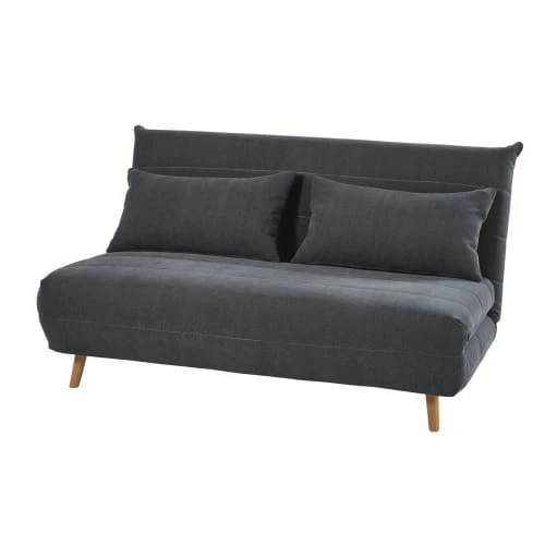 Maisons Du Monde Canapés Petits Prix Banquette Clic-clac 2 Places Gris Anthracite 6 Maisons Du Monde Canapés Petits Prix Banquette Clic-clac 2 Places Gris Anthracite – Image 4