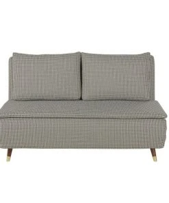 Maisons Du Monde Canapés Petits Prix Banquette Clic-clac 2 Places Motifs Pied-de-poule