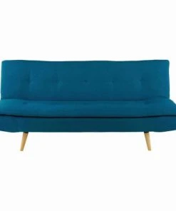 Maisons Du Monde Canapés Petits Prix Banquette Clic-clac 3 Places Bleu Pétrole