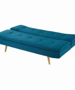 Maisons Du Monde Canapés Petits Prix Banquette Clic-clac 3 Places Bleu Pétrole -Magasin Méridiennes banquette clic clac 3 places bleu petrole 1000 5 40 166418 3