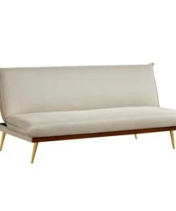 Concept Usine Canapés Petits Prix Banquette Clic Clac 3 Places En Tissu Beige