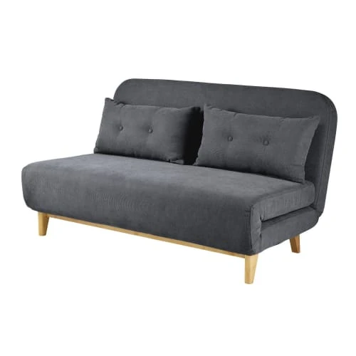 Maisons Du Monde Canapés Petits Prix Banquette Clic-clac 3 Places Gris Anthracite 5 Maisons Du Monde Canapés Petits Prix Banquette Clic-clac 3 Places Gris Anthracite – Image 3
