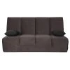 Relaxima Banquettes Banquette Clic-Clac Chocolat - 3 Places -Magasin Méridiennes banquette clic clac chocolat 3 places