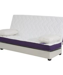 Relaxima Banquettes Banquette Clic-Clac Gris - 3 Places -Magasin Méridiennes banquette clic clac gris 3 places 2