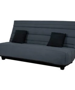 Relaxima Canapés Petits Prix Banquette Clic-Clac Gris - 3 Places