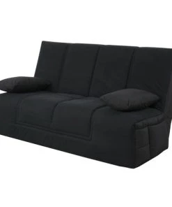 Relaxima Banquettes Banquette Clic-Clac Noir - 3 Places
