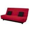 Relaxima Canapés Petits Prix Banquette Clic-Clac Rouge- 3 Places -Magasin Méridiennes banquette clic clac rouge 3 places