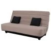 Relaxima Canapés Petits Prix Banquette Clic-Clac Taupe - 3 Places