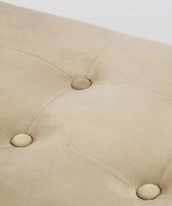 Maisons Du Monde Banquettes Banquette Coffre écrue Et Dorée -Magasin Méridiennes banquette coffre ecrue et doree 1000 0 9 210749 3