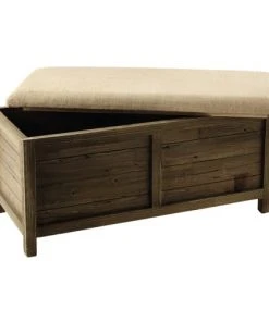 Maisons Du Monde Assises Banquette Coffre En Sapin Et Jute -Magasin Méridiennes banquette coffre en sapin et jute 1000 9 19 155491 2