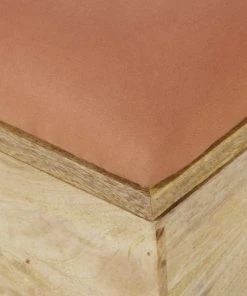 Maisons Du Monde Banquettes Banquette Coffre Et Assise Saumon -Magasin Méridiennes banquette coffre et assise saumon 1000 13 2 218327 3