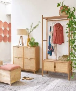 Maisons Du Monde Banquettes Banquette Coffre Et Assise Saumon -Magasin Méridiennes banquette coffre et assise saumon 1000 13 2 218327 4