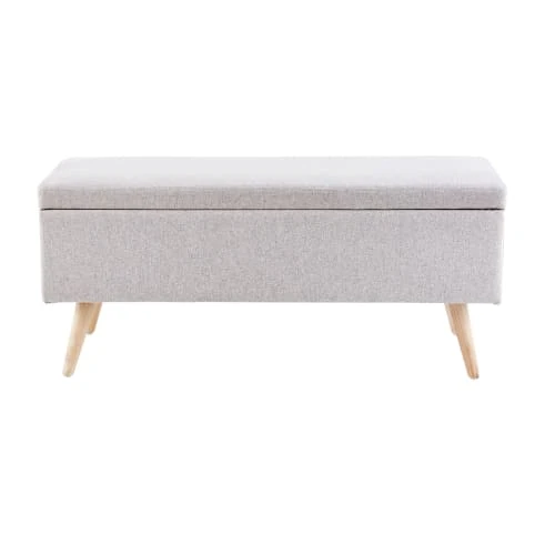 Maisons Du Monde Banquettes Banquette Coffre Vintage Grise Et Hévéa 3 Maisons Du Monde Banquettes Banquette Coffre Vintage Grise Et Hévéa