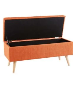 Maisons Du Monde Banquettes Banquette Coffre Vintage Orange -Magasin Méridiennes banquette coffre vintage orange 1000 15 33 176866 3