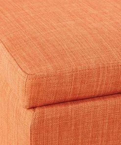 Maisons Du Monde Banquettes Banquette Coffre Vintage Orange -Magasin Méridiennes banquette coffre vintage orange 1000 15 33 176866 4