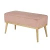Maisons Du Monde Banquettes Banquette Coloris Rose Et Naturel -Magasin Méridiennes banquette coloris rose et naturel 1000 11 4 222388 1