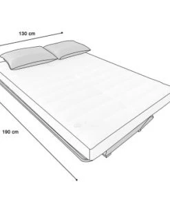 DIVA SALON Banquettes Banquette Convertible Clic-clac 3 Places En Tissu Gris Ardoise -Magasin Méridiennes banquette convertible clic clac 3 places en tissu gris ardoise 5