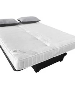 DIVA SALON Banquette Convertible Clic-clac 3 Places En Tissu Gris Charbon -Magasin Méridiennes banquette convertible clic clac 3 places en tissu gris charbon 3